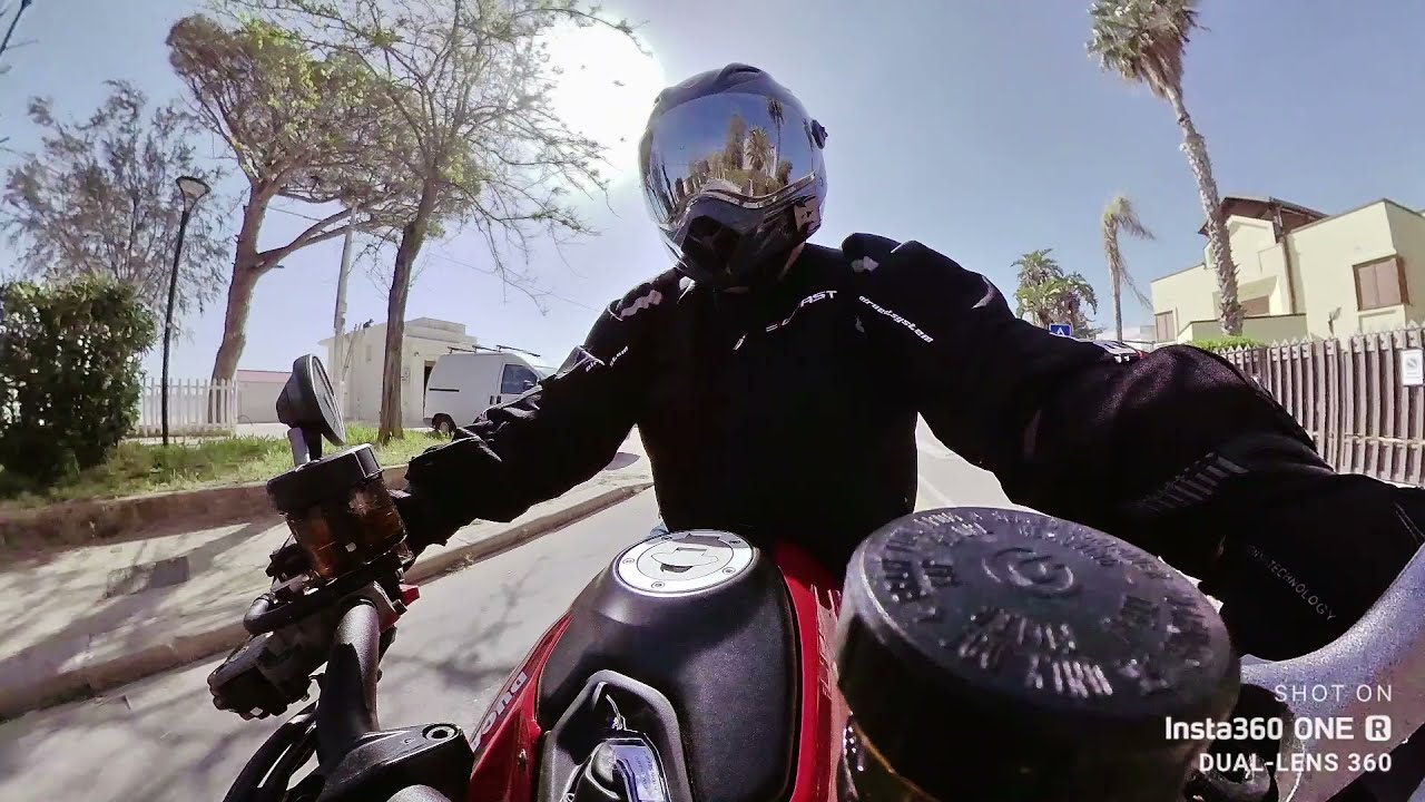Test ride nuova Ducati Monster 2021 mini review/recensione - Palermo