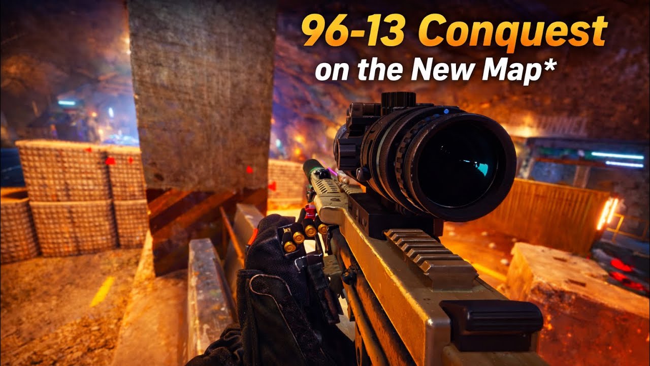 96-13 Conquest DOMINATION | New Map Full Gameplay (No cuts)