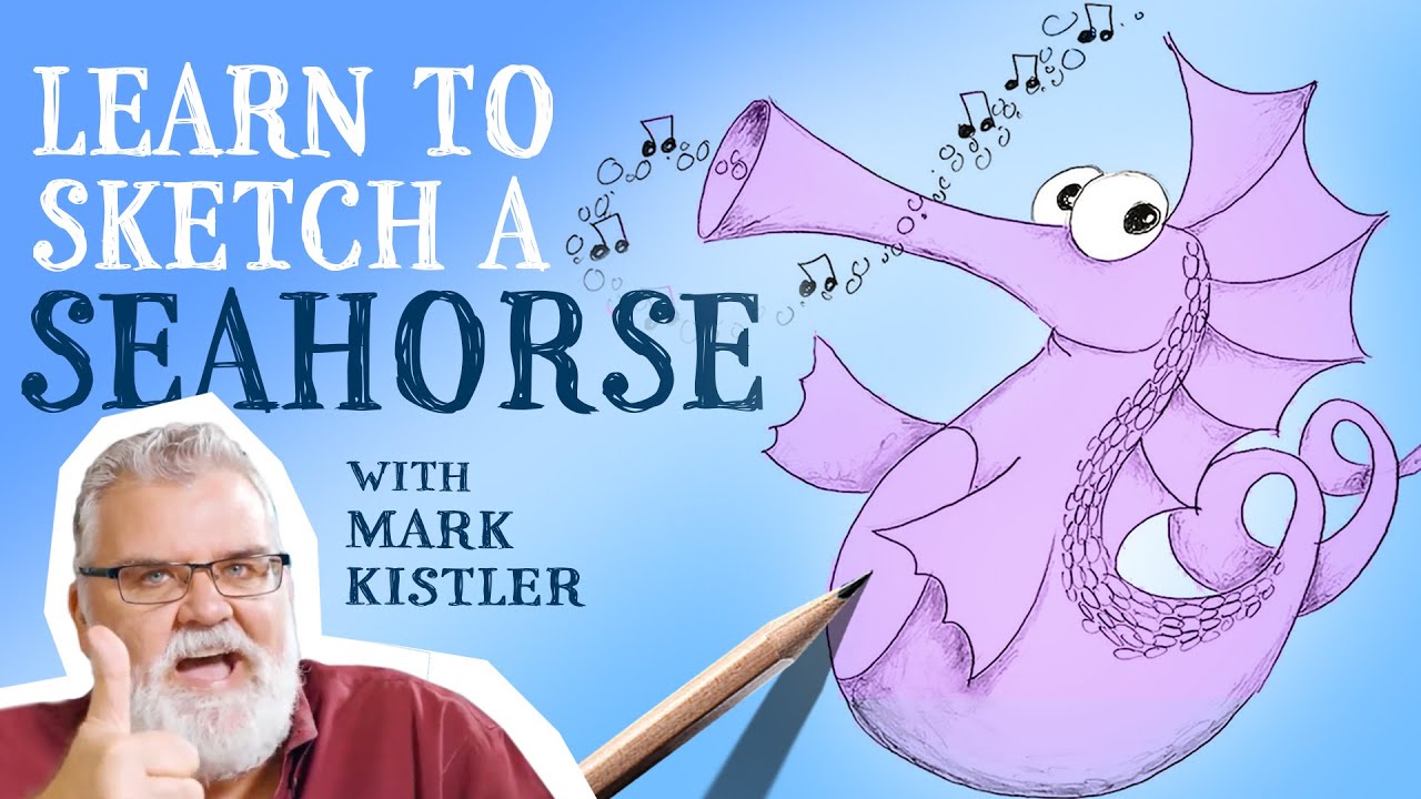 Научитесь рисовать симфонию морского конька с Марком Кистлером