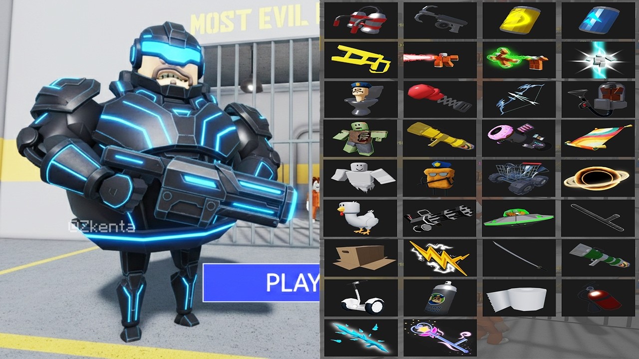 All Items Unlocked BARRY'S PRISON RUN OBBY HARD MODE - Roblox New Update All Morphs Full Gameplay