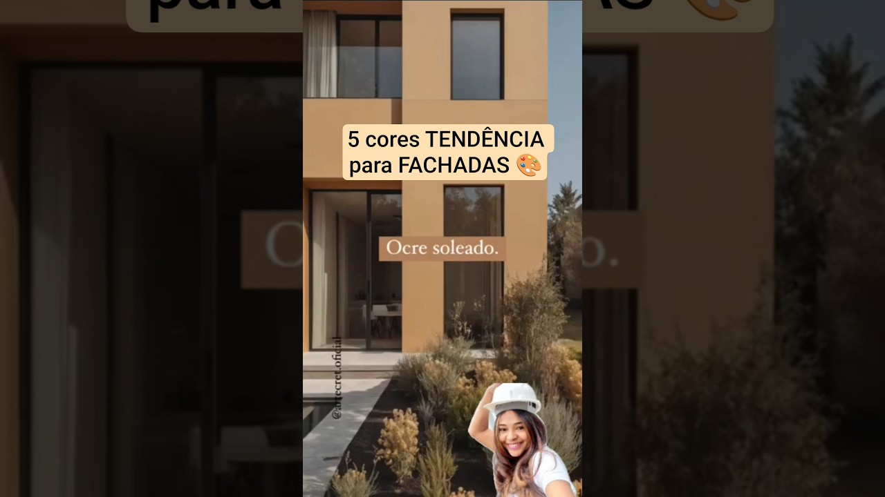 5 cores Tend&ecirc;ncia para FACHADAS 🎨#dicadodia #tendencias2025 #dicasdecoracao #casa #fachadas