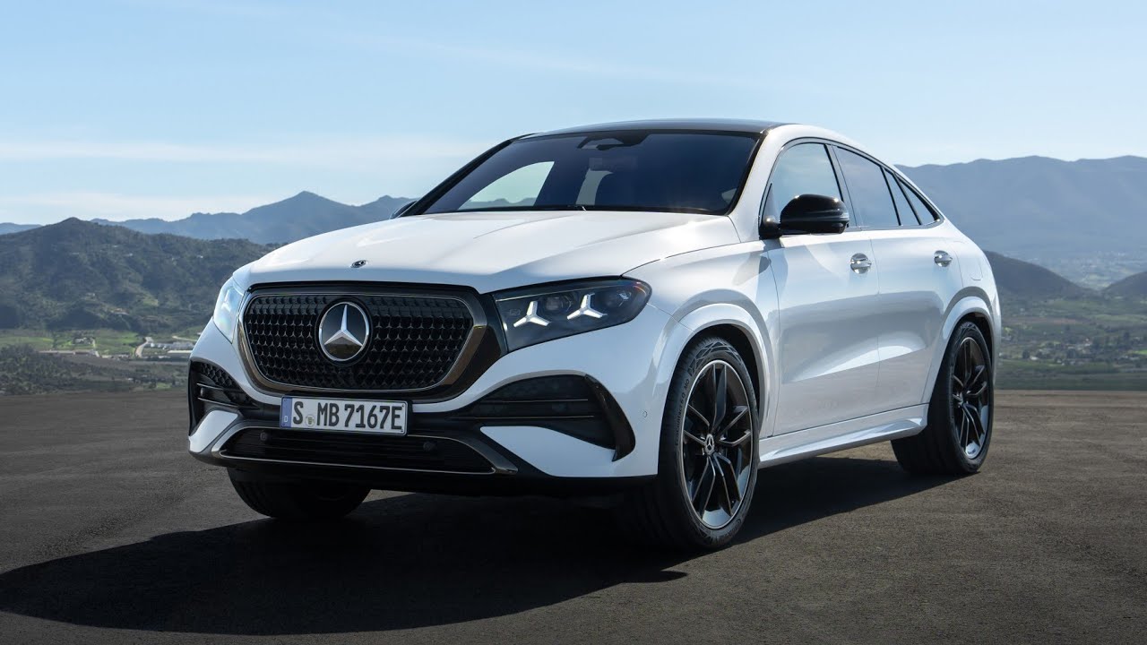 New 2026 Mercedes GLE Coupe facelift - Test Driving