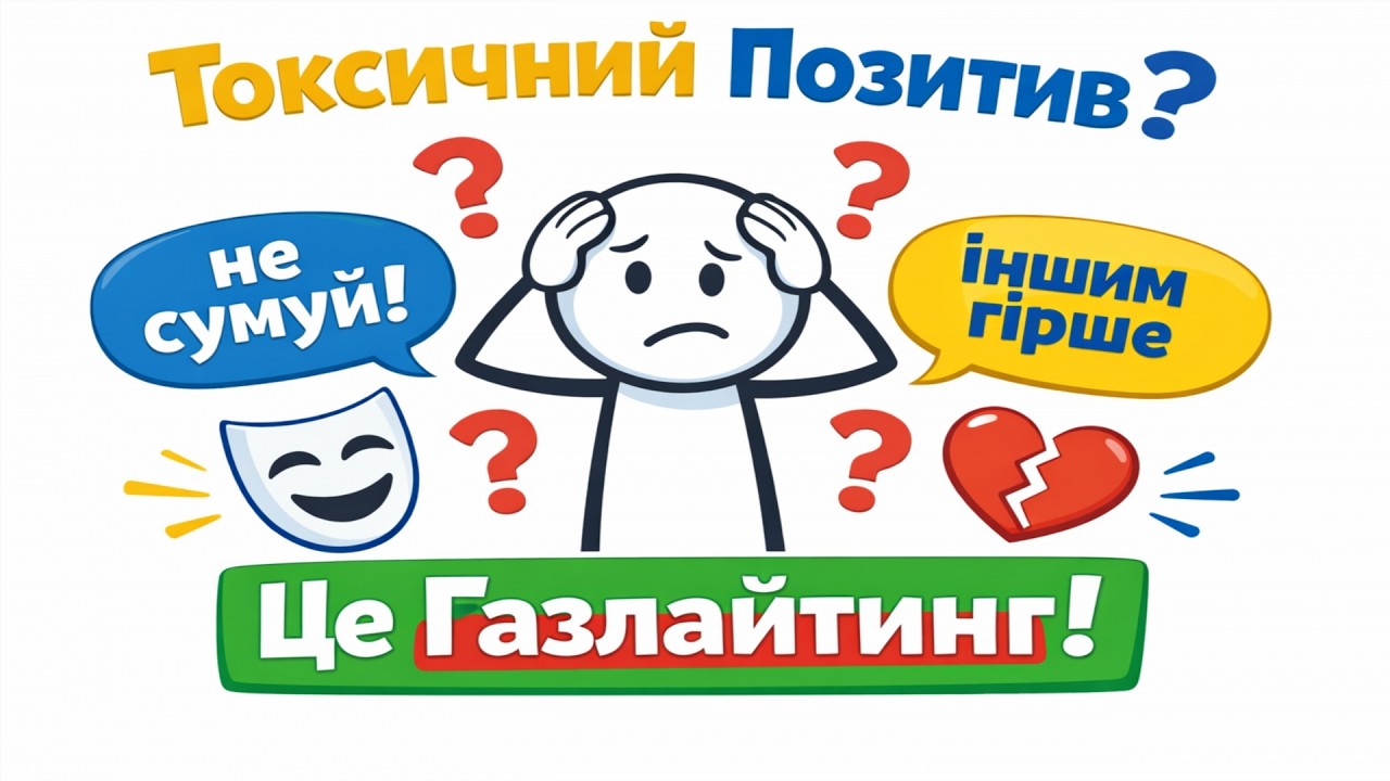 Газлайтинг через «позитив»: як тебе знецінюють, вдаючи підтримку