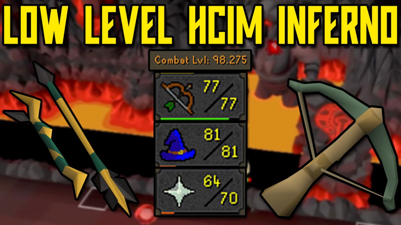 LOW LEVEL HCIM INFERNO (OSRS)