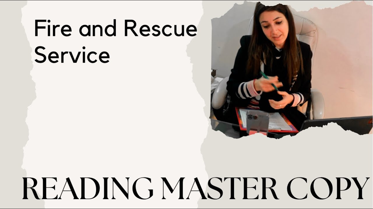 Reading Master Copy-Fire & Rescue Service //Academic IELTS //General IELTS | Nazuuk Purri
