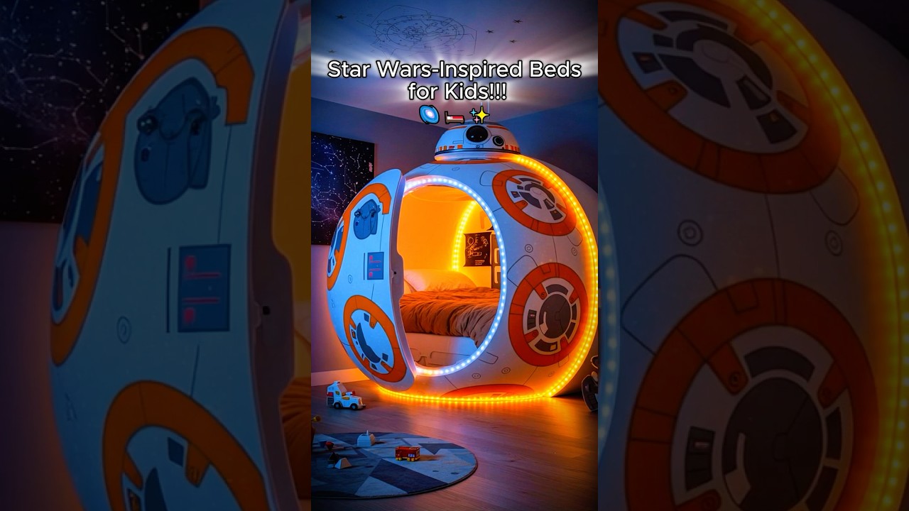 Epic Star Wars Beds Every Kids Will OBSESS Over! 🌌🛏️✨ #StarWarsRoom #DreamBed #galaxyvibes