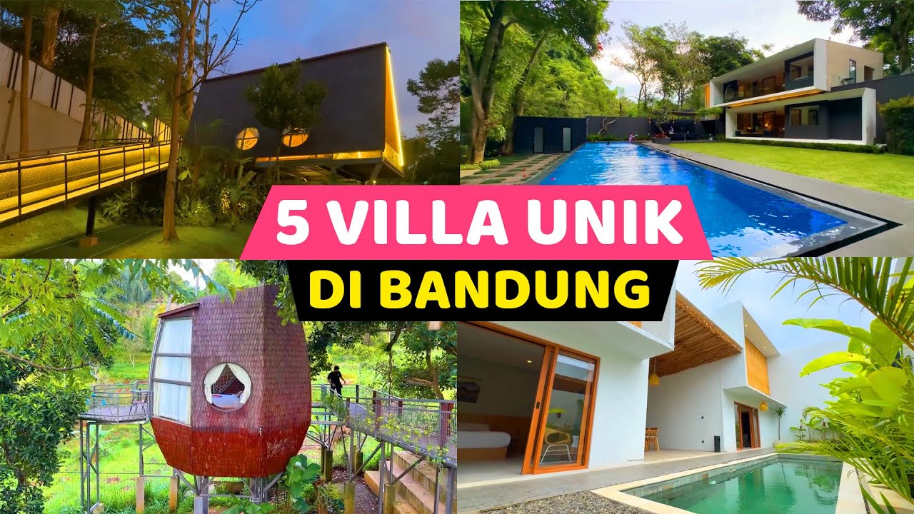 5 VILLA UNIK DI BANDUNG