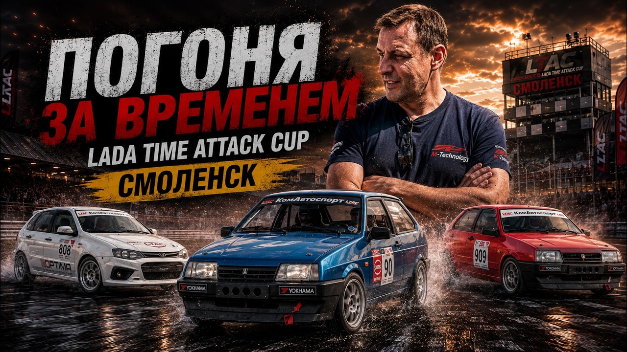 ПОГОНЯ ЗА ВРЕМЕНЕМ. LADA TIME ATTACK CUP. СМОЛЕНСК