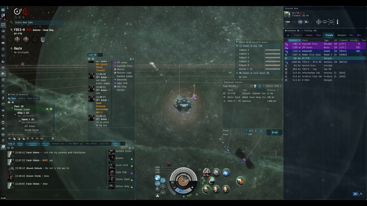 My new corp Godless Horizon =)