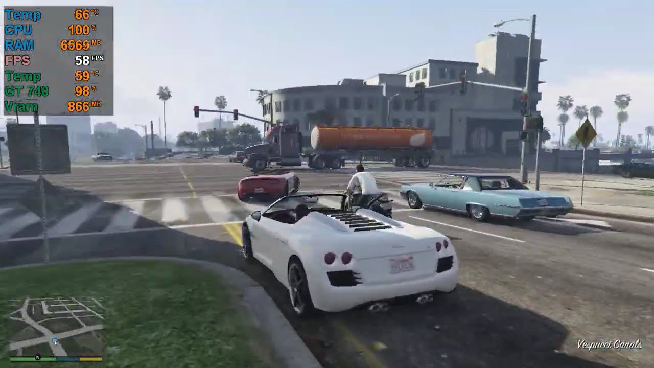 GTA 5 low specs i3 4170 + GT 740 TEST | v1.69 (2024)
