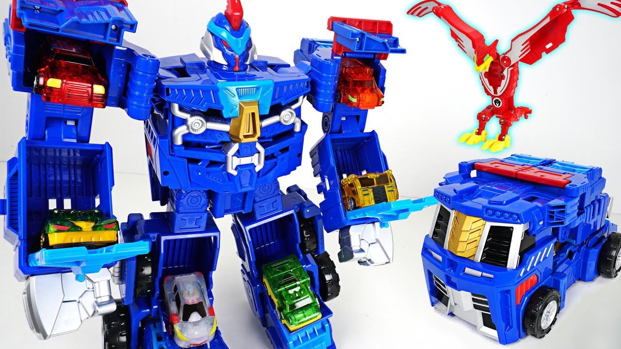 Turning Mecard W EvanKing appear! 2 turning cars shooting, 9 cars keep, Wing Phoenix! - DuDuPopTOY
