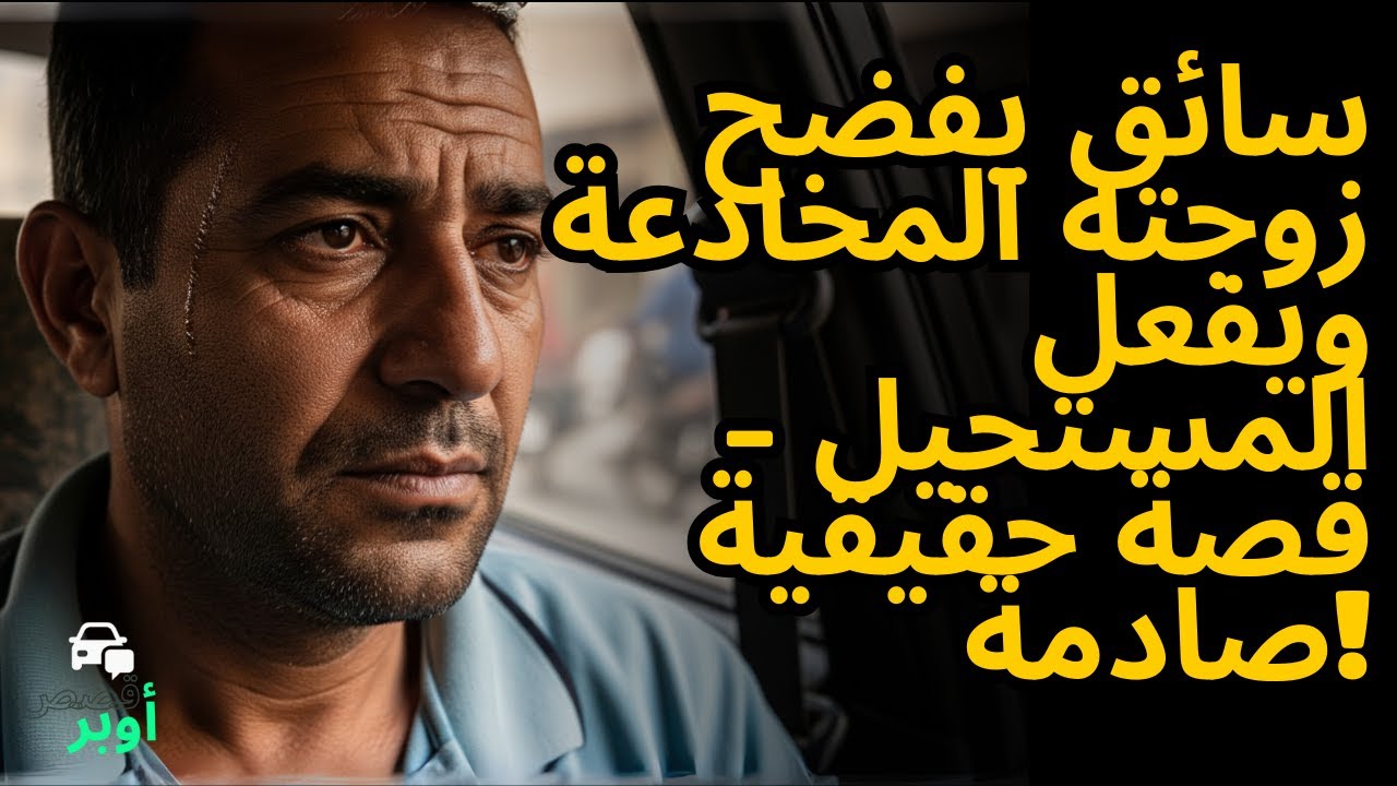 سائق يكشف خيانة زوجته - قصة عائلية حقيقية صادمة! 😱 - قصة مؤلمة!