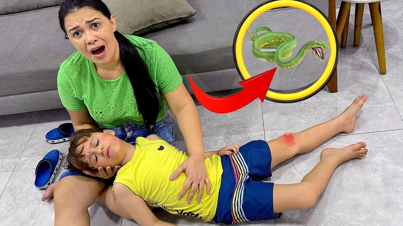 GABRIEL Tinha uma COBRA escondida no nosso sofá! (Trollagem)