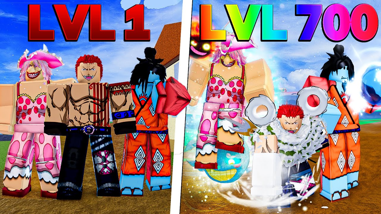 A TRIPULAÇÃO DO KATAKURI UPOU DO 1 AO 700 NO BLOX FRUITS!