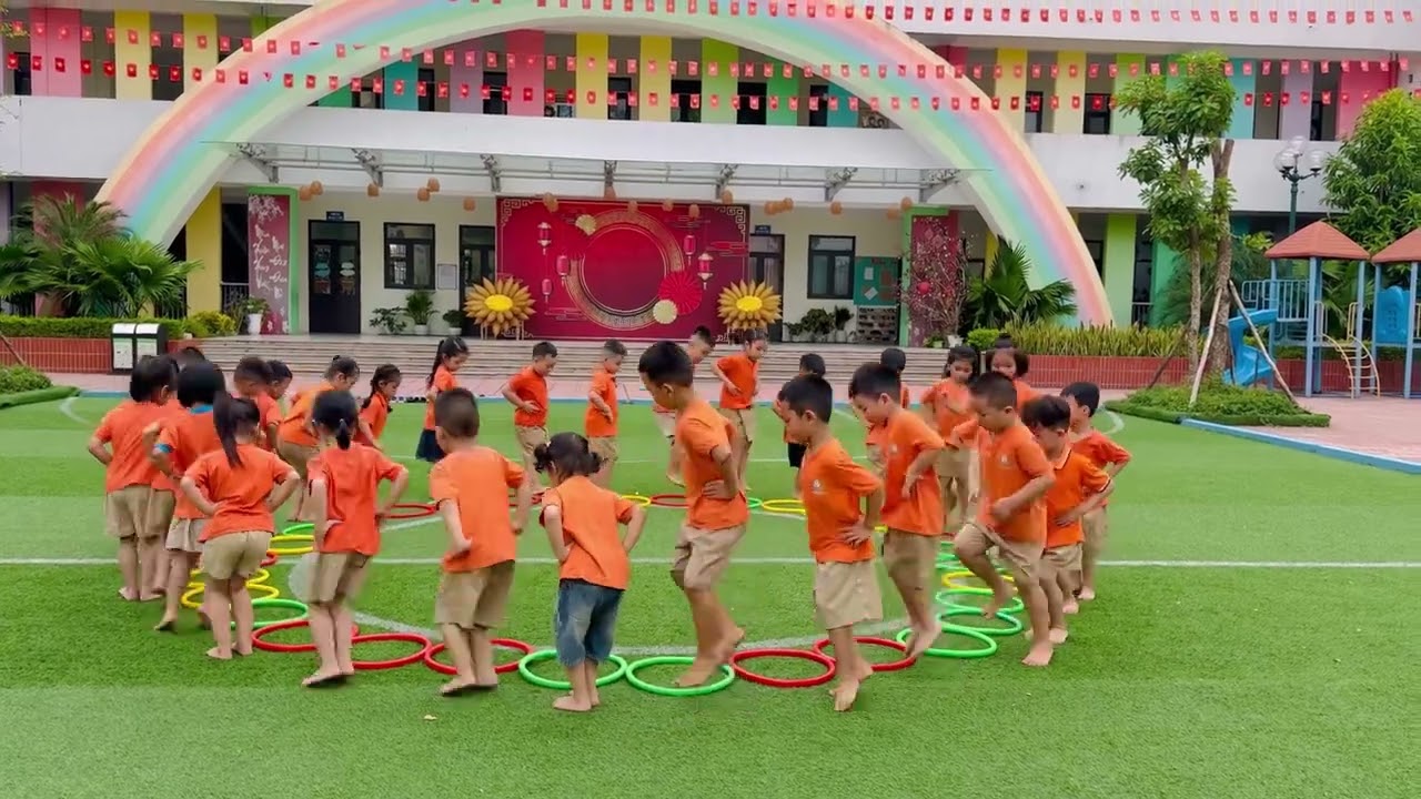 Nhảy sạp cùng các bé A3 MN TNH - phiên bản vòng tròn vui nhộn