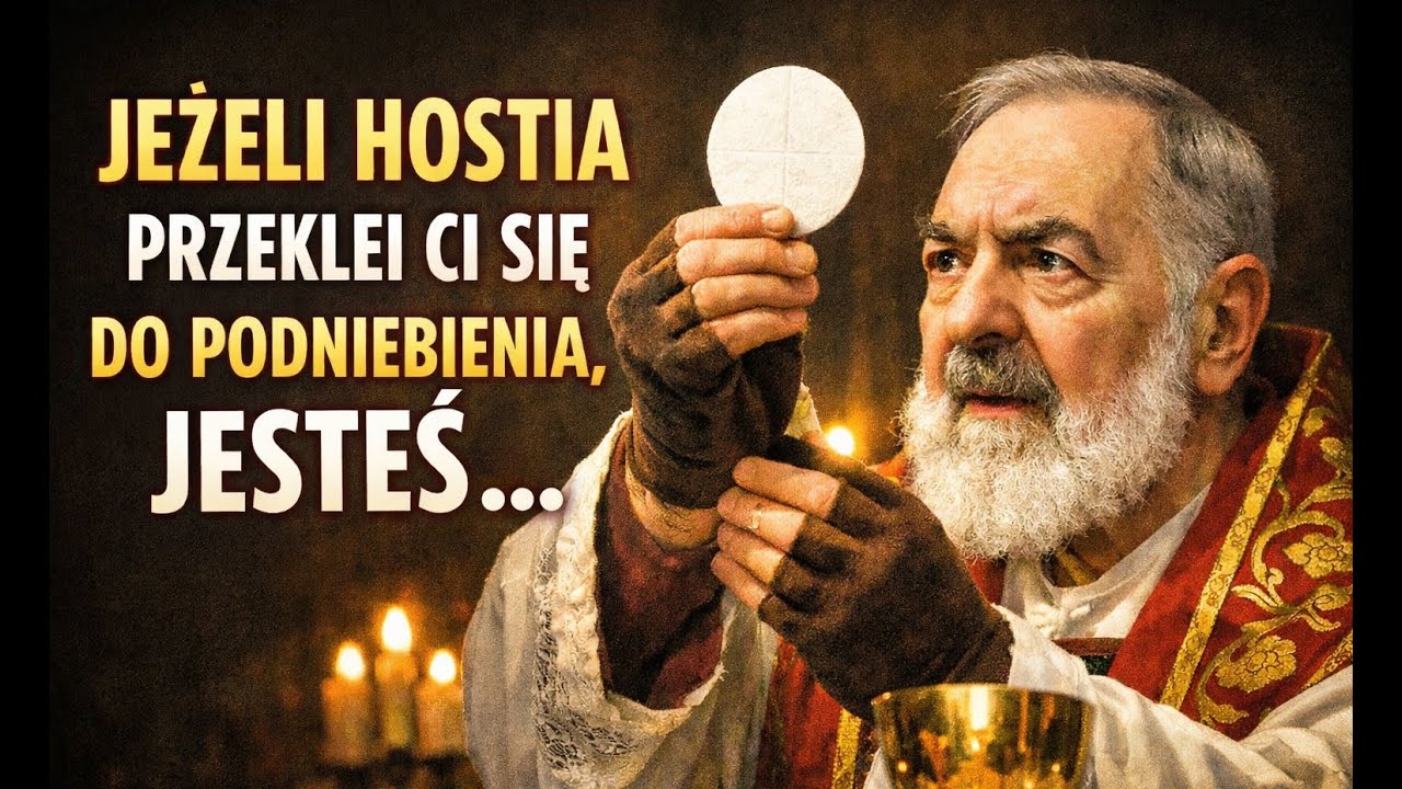 Dlaczego Hostia przywiera do podniebienia? Odpowiedź Ojca Pio