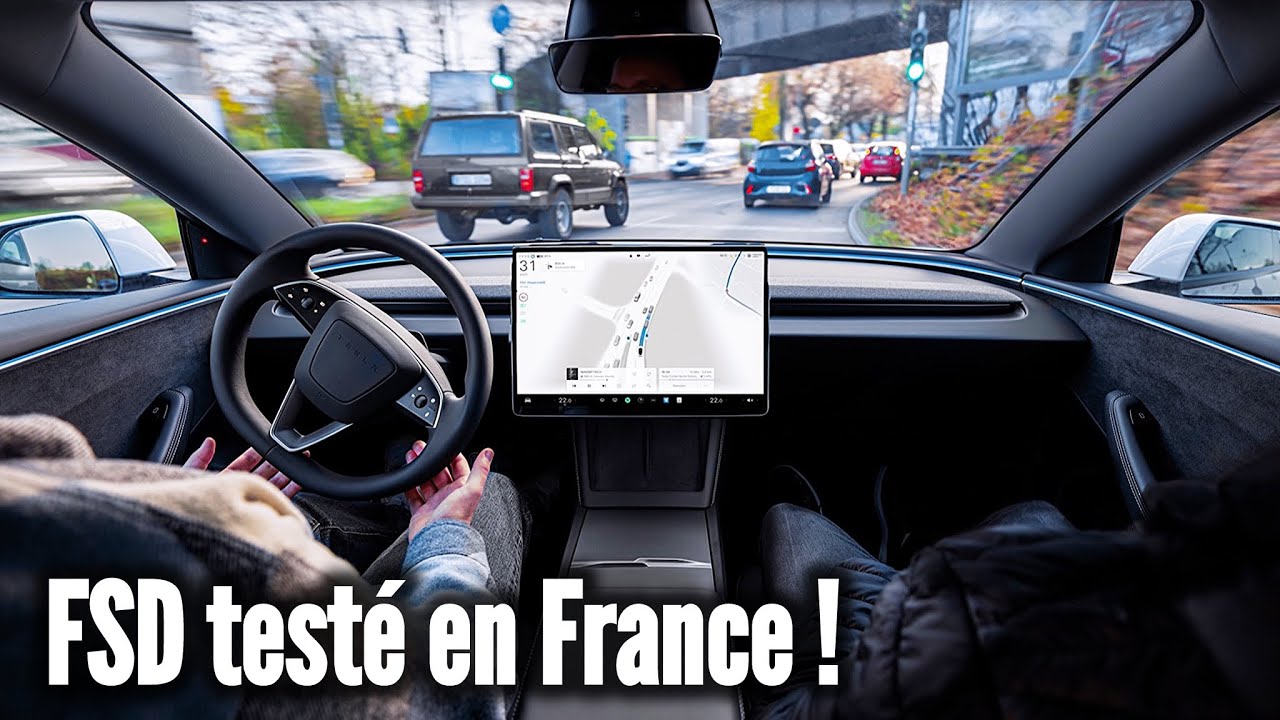 Le FSD arrive en Europe ! Je l&rsquo;ai test&eacute; sur route fran&ccedil;aise en avant-premi&egrave;re ! 🚀