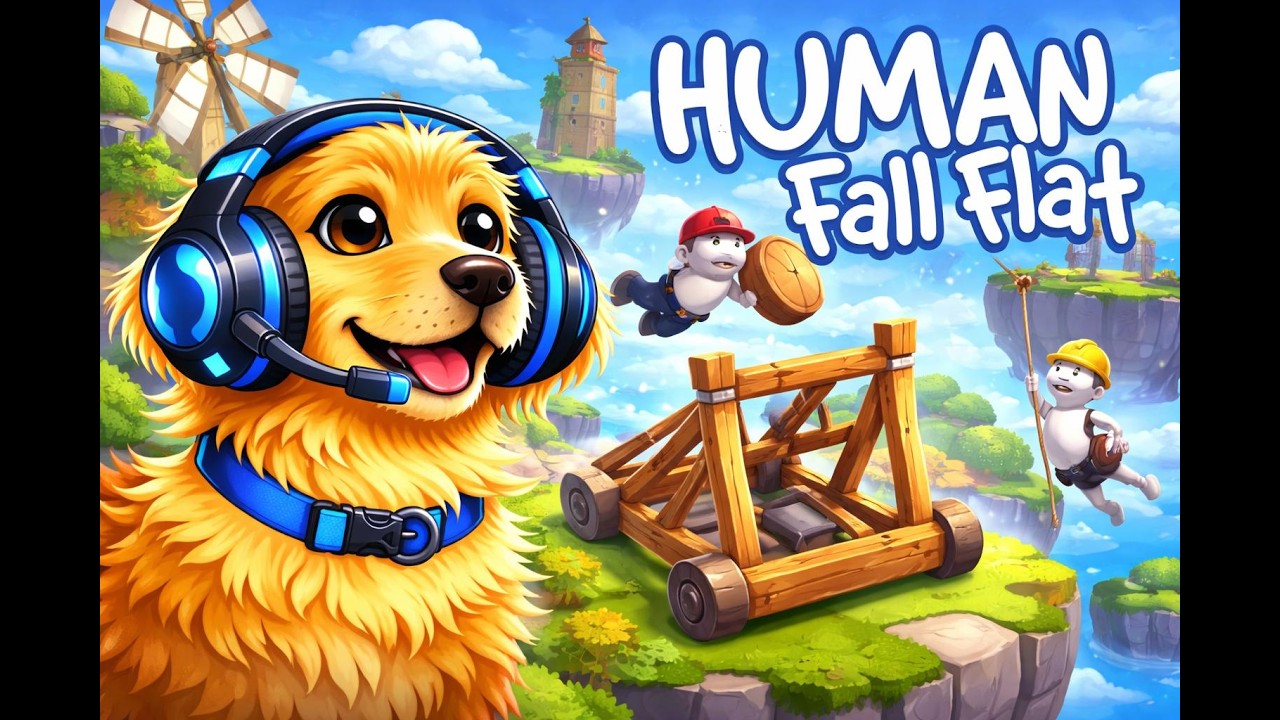 Human fall flat parkur!!🎮