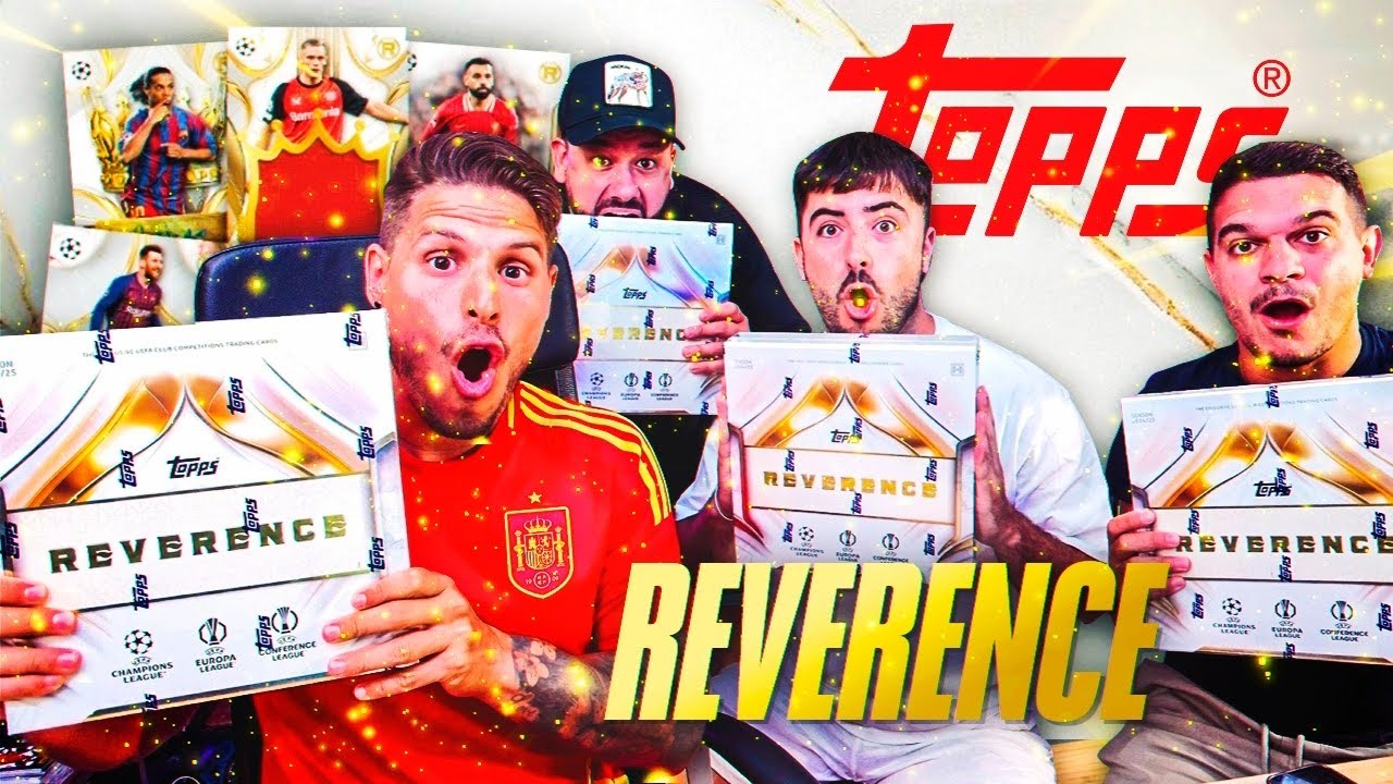 ABRIMOS 5 CAJAS TOPPS REVERENCE 2025 Y SACAMOS AUTOGRAFOS CON DIAMANTES!!