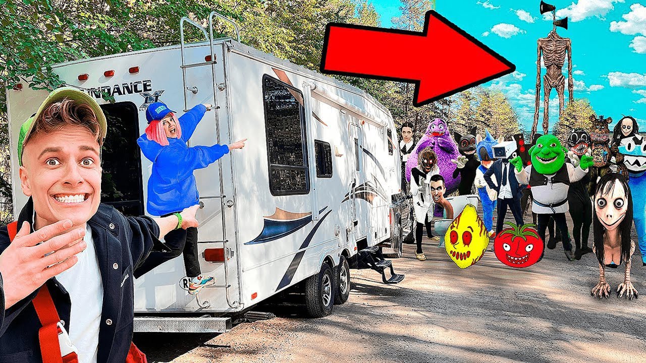 TODOS LOS MONSTRUOS ATAC&Oacute; NUESTRA AUTOCARAVANA! **ayuda**