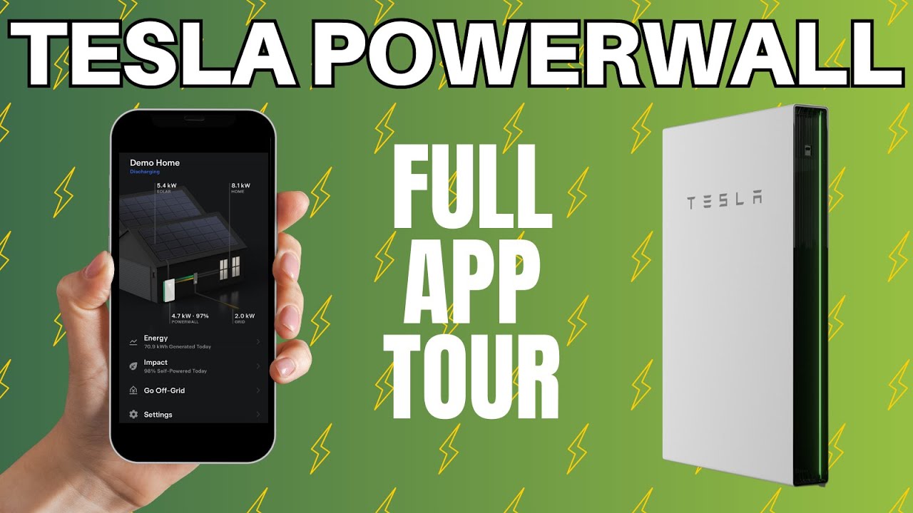 Complete Tesla App Walkthrough | Tesla Powerwall
