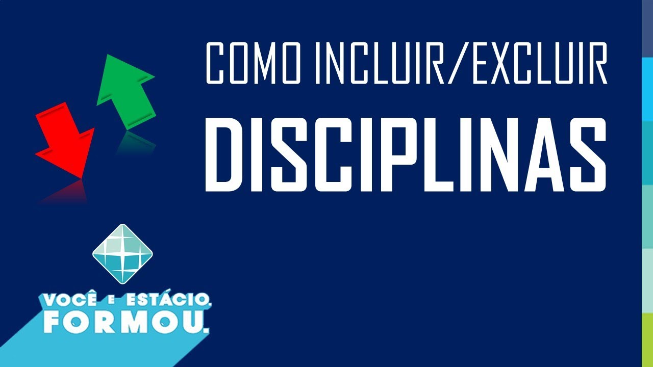 Como INCLUIR/EXCLUIR disciplinas NA PRÁTICA! | VÍDEO EXTRA