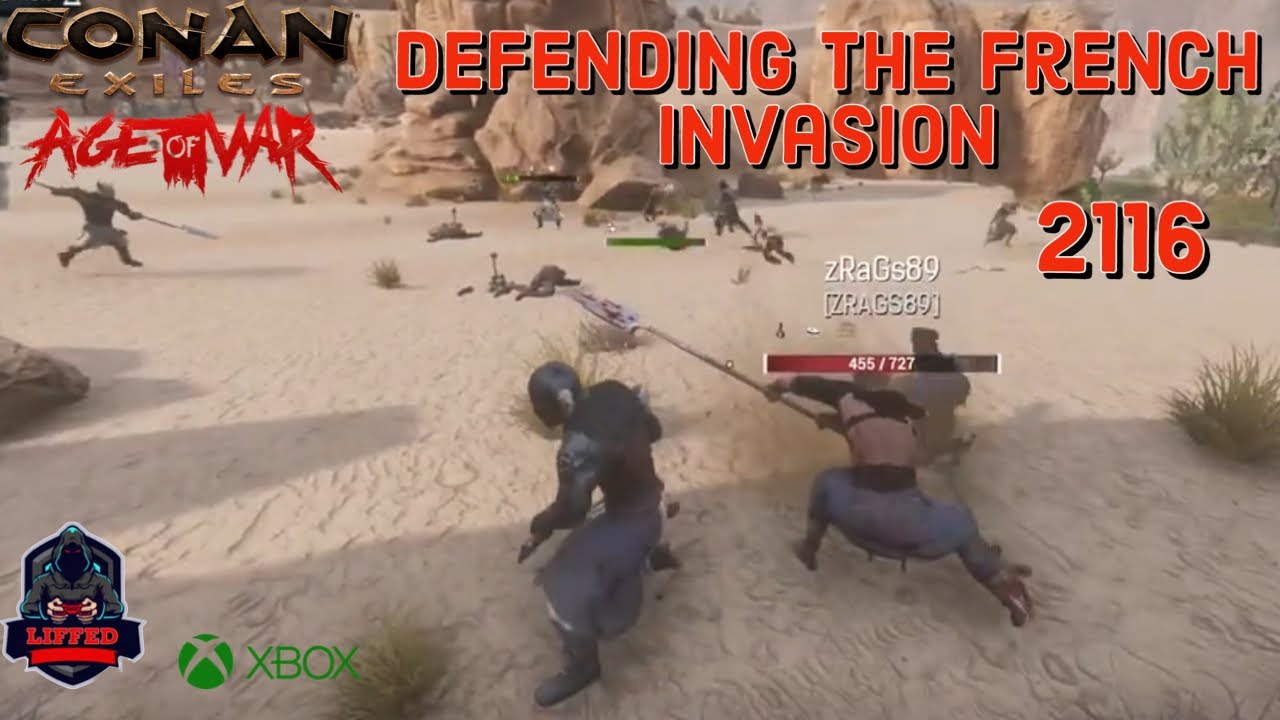 Conan Exiles Defending The French Zerg Invasion Official 2116