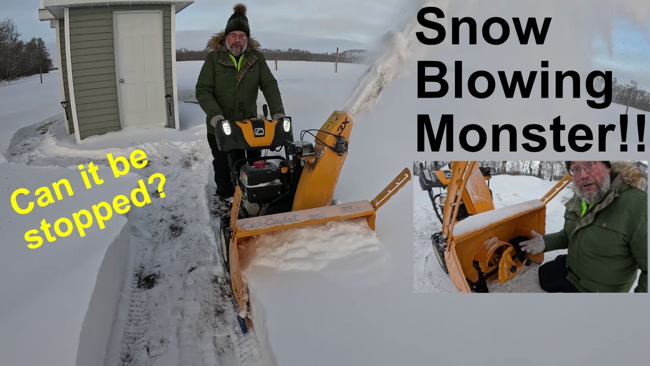Cub Cadet 28 inch 3X HD Snowblower Torture Test and Review
