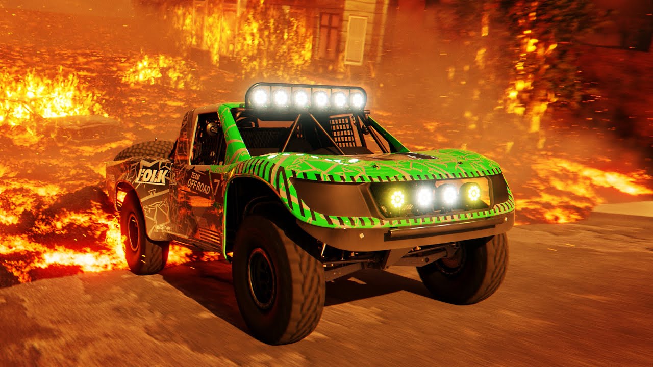 If the Lava Touches You...You EXPLODE! - BeamNG MP Lava Escape