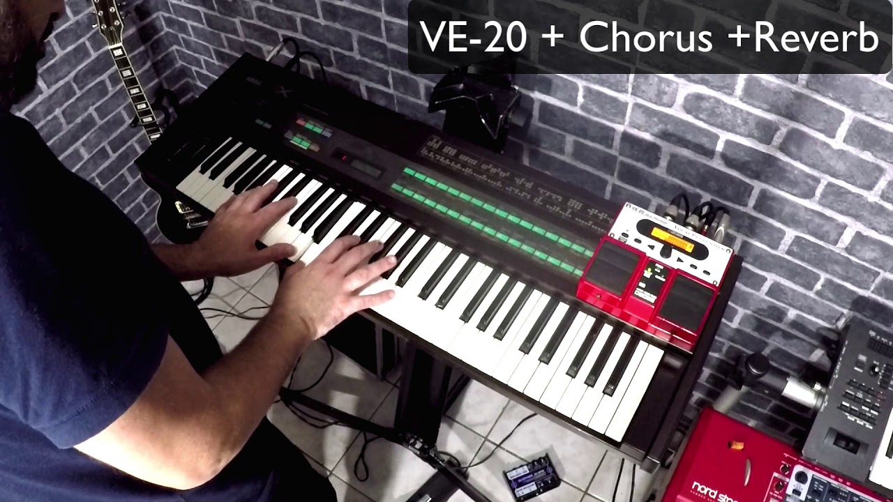 BOSS VE 20 + YAMAHA DX7 - Checking the Effects #yamaha #Boss #Roland