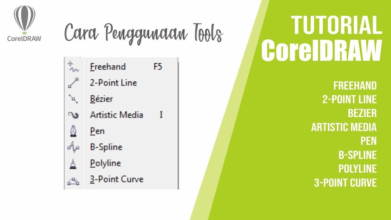 [ CorelDRAW ] #4 Mengenal Freehand Tool
