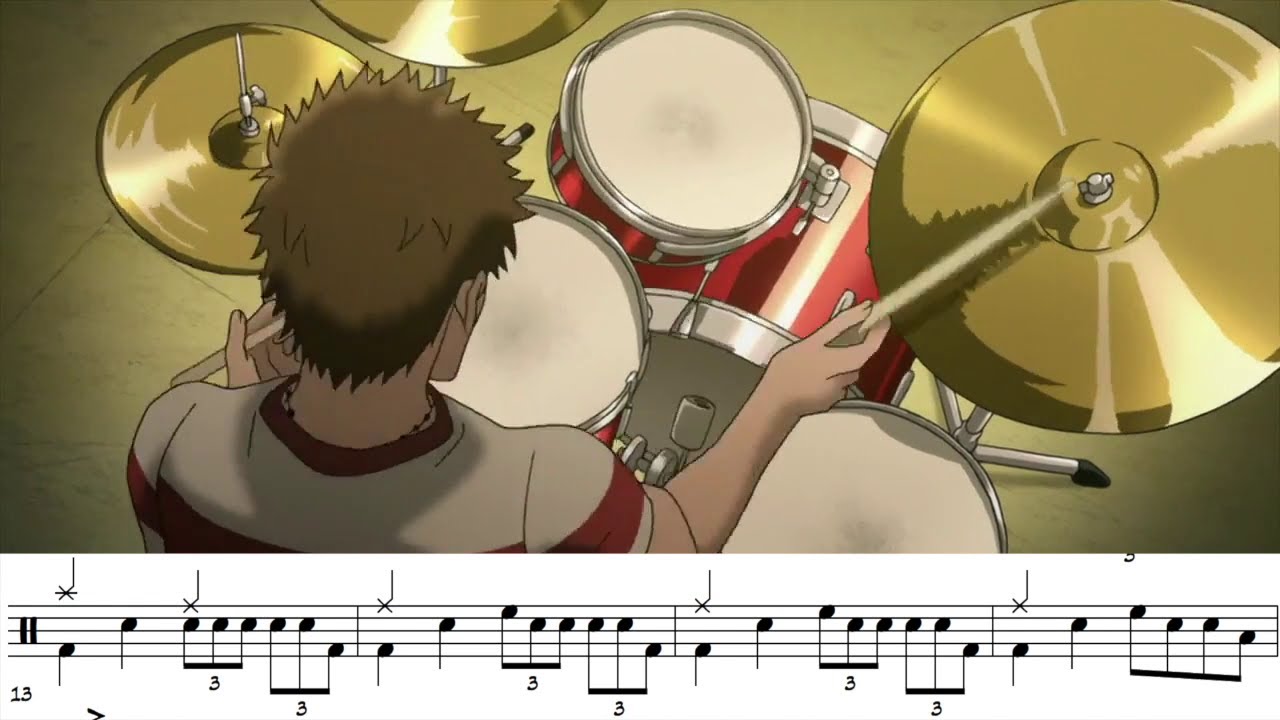 Shun Ishiwaka - Drum Solo Transcription | Sentaro Drum Solo (Kids on the Slope)