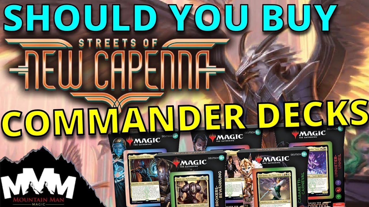 New Capenna Commander Decks - Should You Buy Them!? Reviewing the Latest MTG Commander Decks
