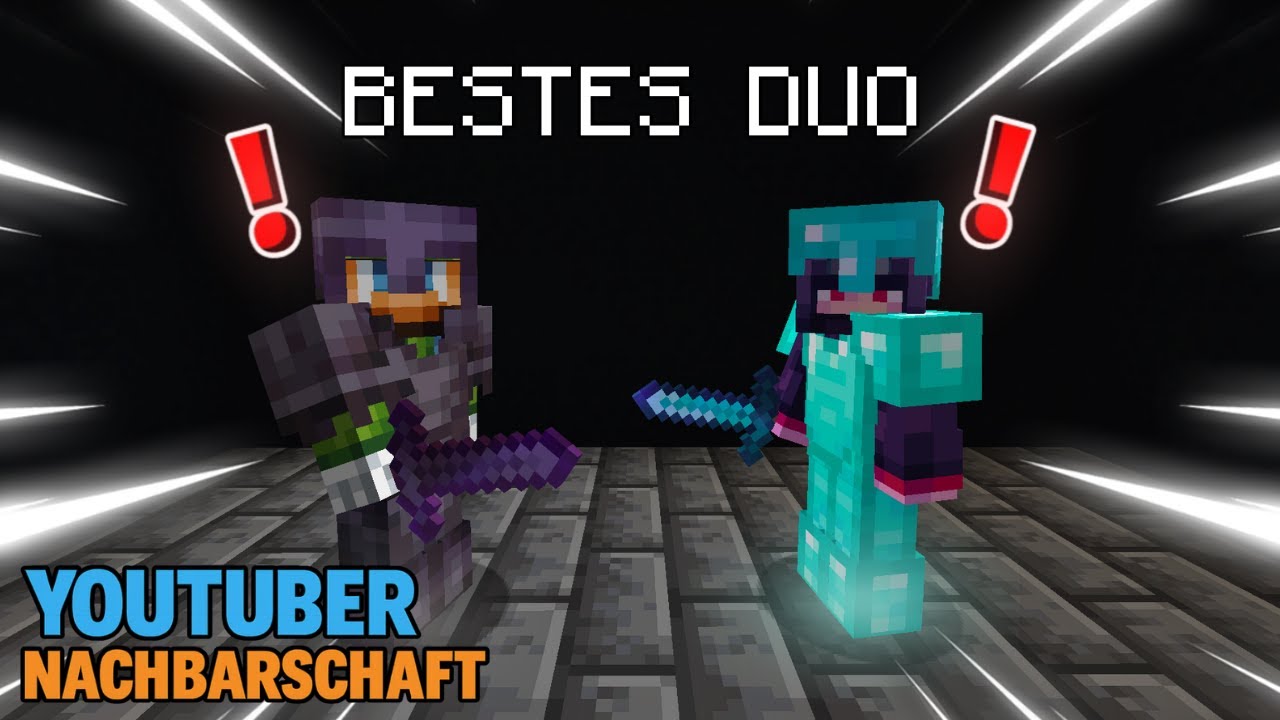 DAS BESTE DUO IN MINECRAFT?! | Youtuber Nachbarschaft