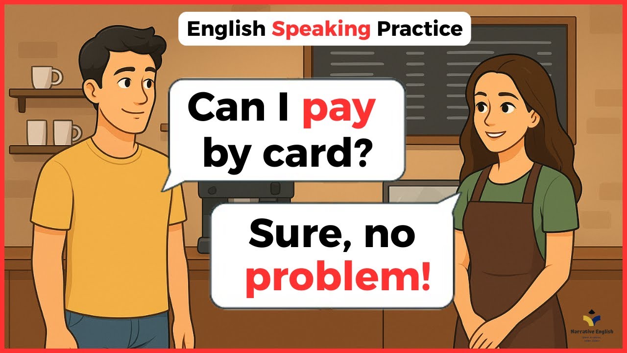 English Speaking Practice at Coffee Shop for Beginners | Daily Conversation