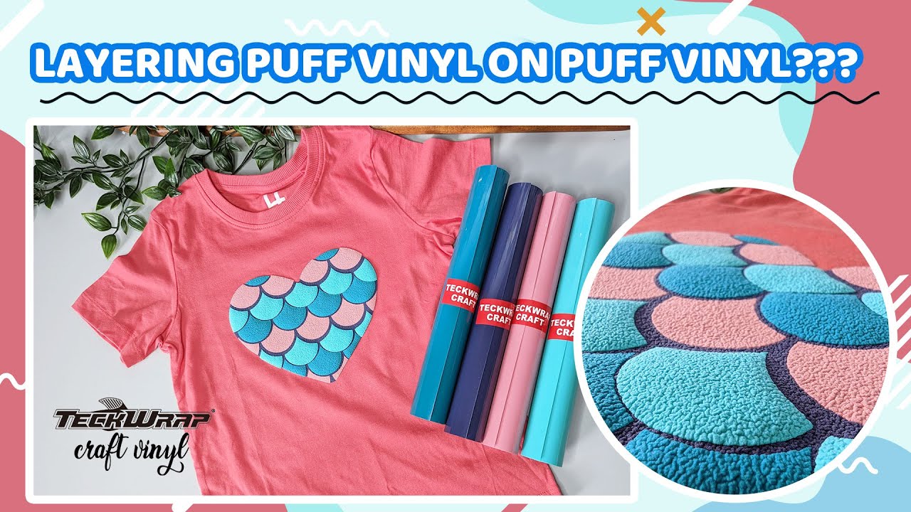 LAYER PUFF VINYL ON PUFF VINYL? | HOW IT TURNS OUT?!