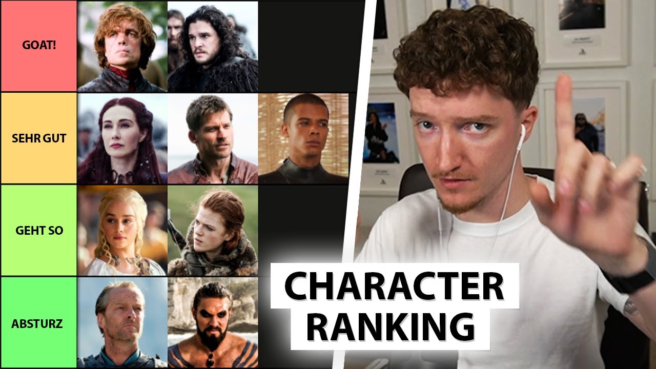 Justin ranked Game of Thrones Charaktere! 🗡️👑