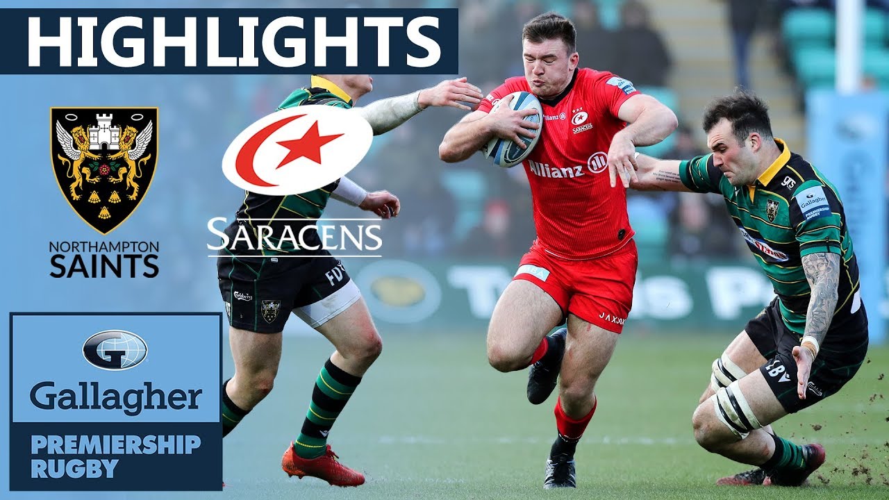 Northampton Saints v Saracens | Early Scare Ends In Comeback Victory | Gallagher Premiership