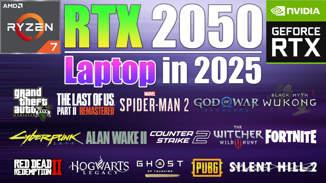 RTX 2050 Laptop Gaming Test : Festival Sale Deal in 2025! 15 Games Tested