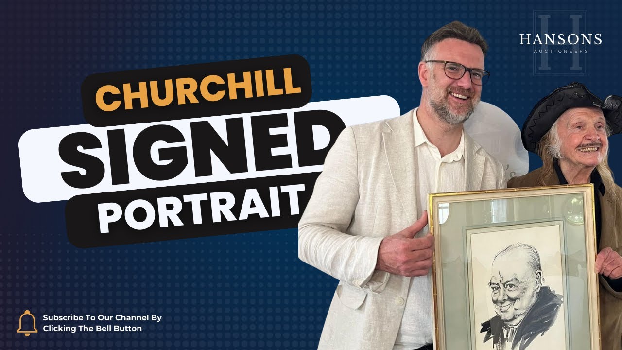 The Unique Signed Winston Churchill Portrait | Auction 20th November 2024