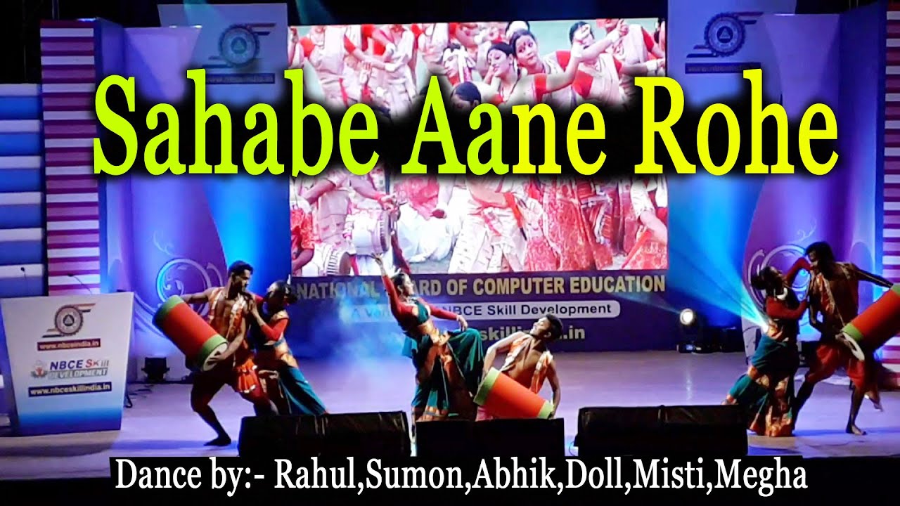 Sahabe Aane Rohe | Assamese dance song  | Assamese group dance | Stage dance show