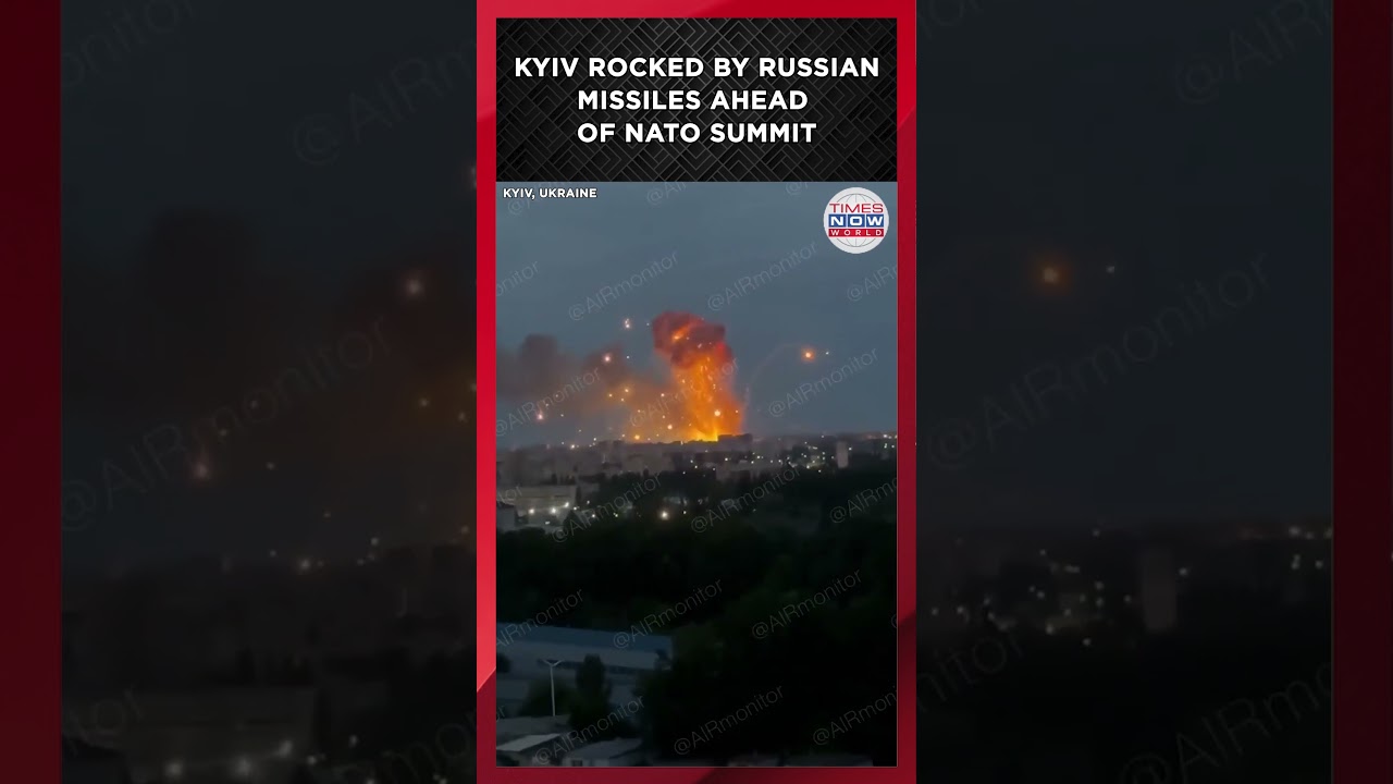 Russia's Overnight Missile Blitz Leaves Kyiv in Ruins Before NATO Meet | Times Now World