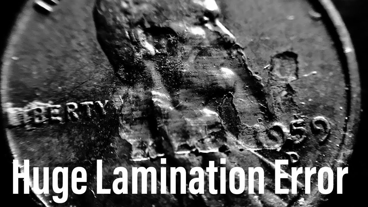 Huge Lamination Peel Error! Lincoln Memorial Cents / Penny Errors Worth Money