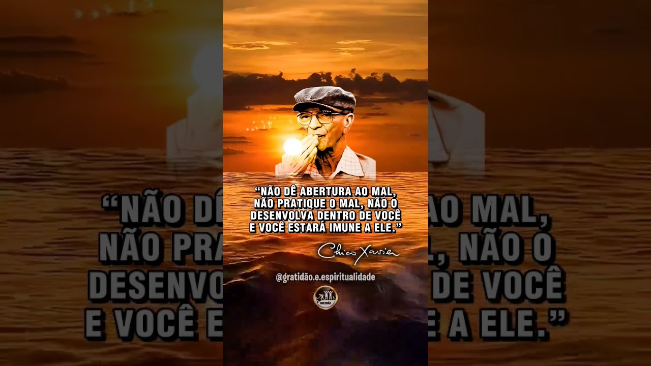 Voc&ecirc; concorda com o Chico? 🔥 Comente aqui!!! &hearts;️ #reformaintima #chicoxavier #espiritismo