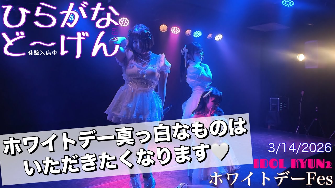 【#どーげん坂69 白衣装】 20260314 ホワイトデーFes #ひらがなどーげん