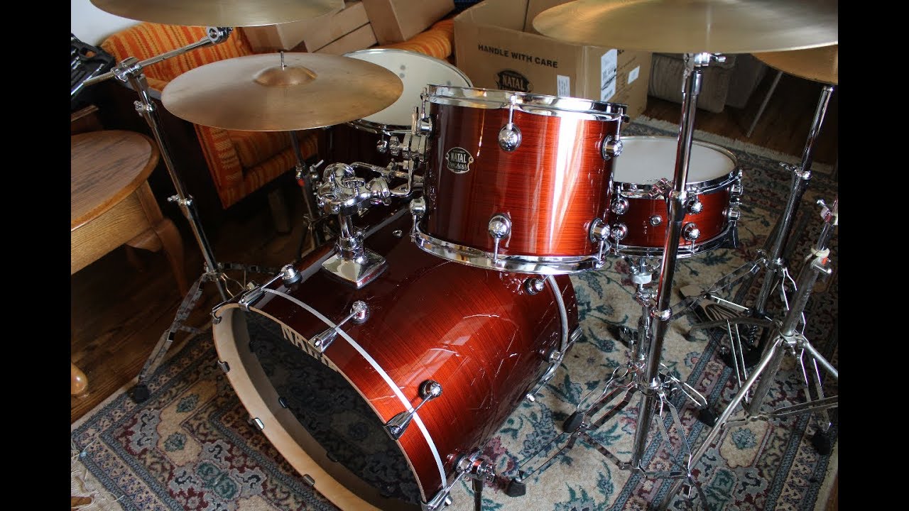 NATAL Arcadia Drumset Box Opening and Review - June 2018