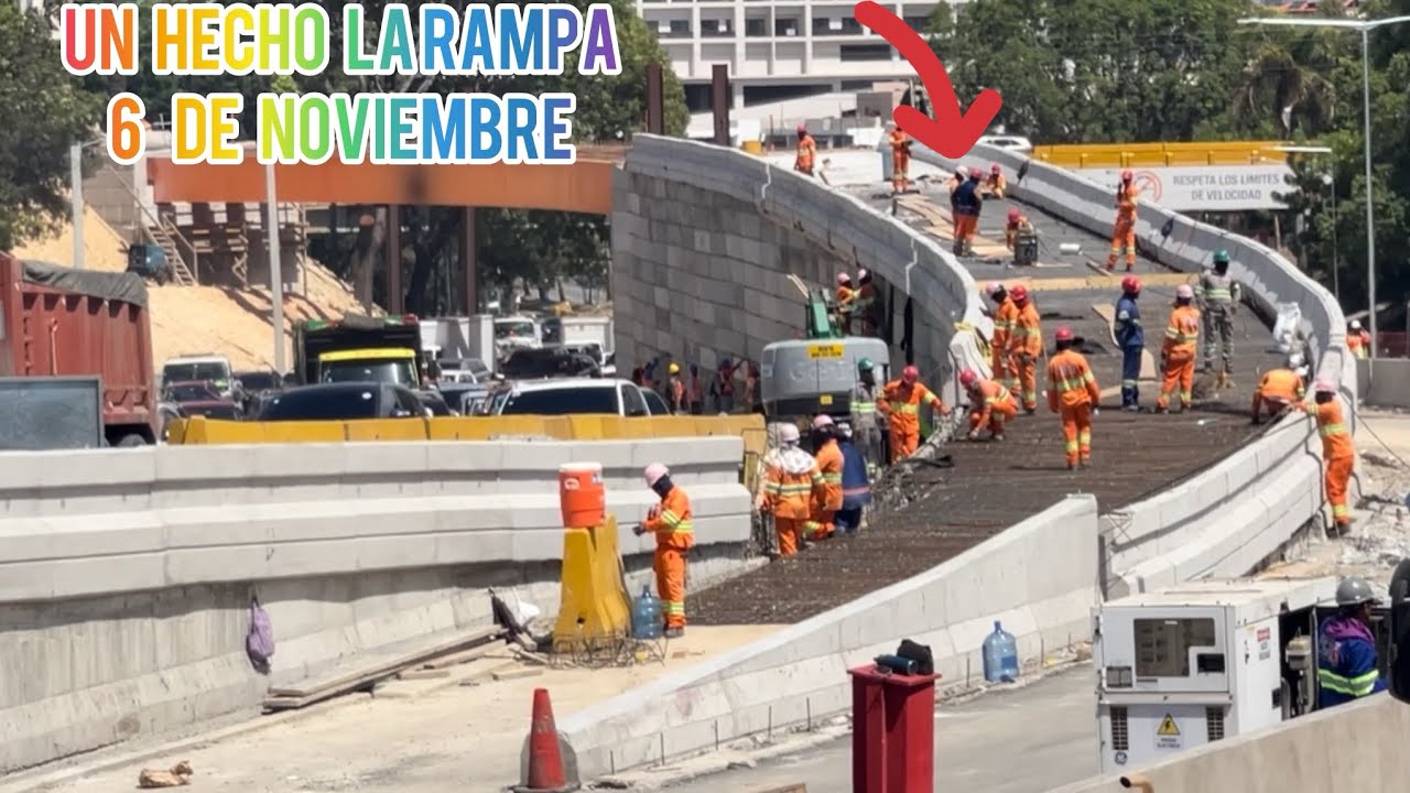 LO ULTIMO. PASO A DESNIVEL Rampa  casi copleta.