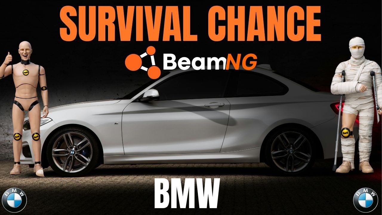 BMW Survival Chances Test: Realistic High Speed Crashes (BeamNG.drive)