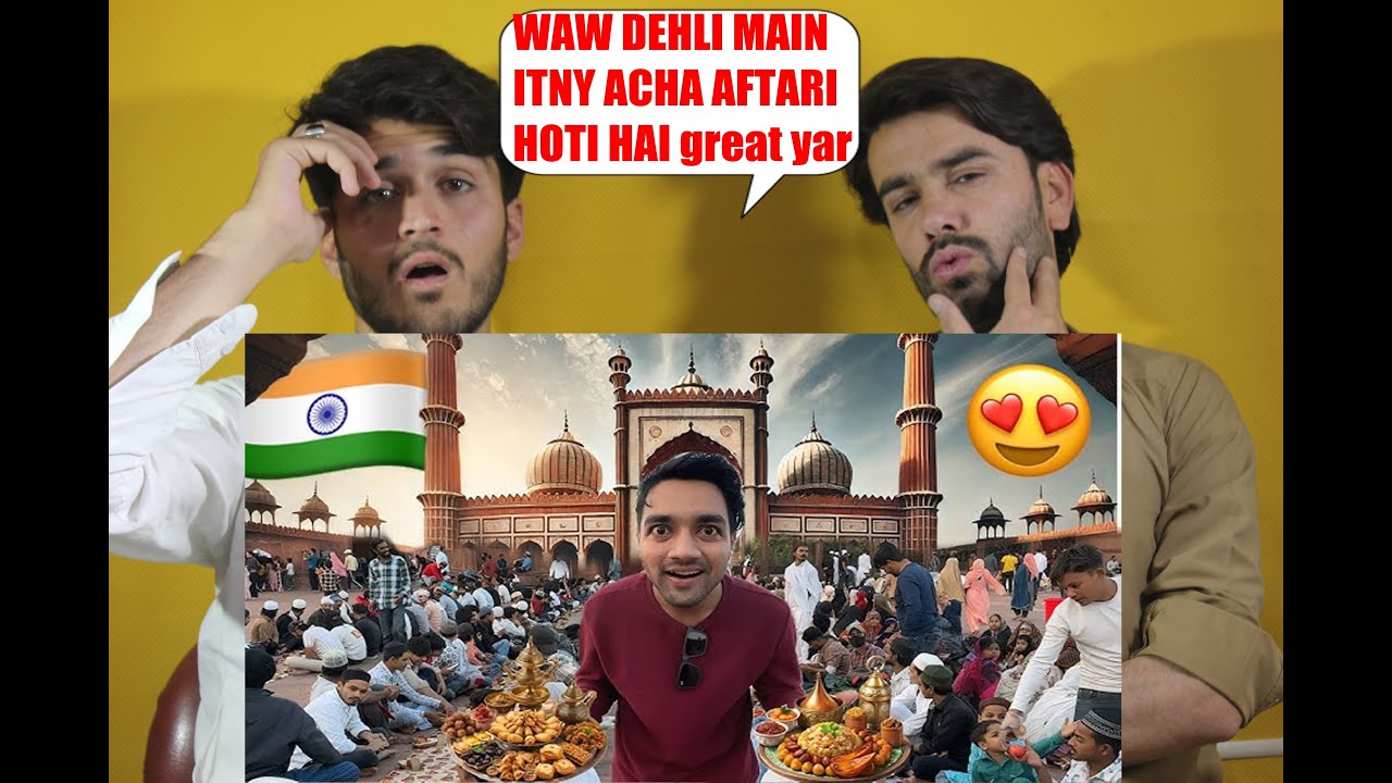 Ramadan in Old Delhi ! Iftar at jama masjid  Street Food Jama Masjid  Jama Masjid AFGHAN REACTION