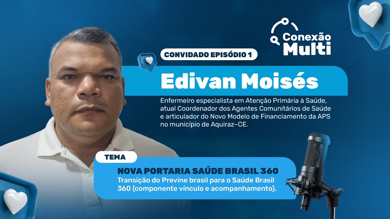 SAÚDE BRASIL 360 (Componente de Vinculo e Acompanhamento) | Conexão Multi #01 com Edivan Moisés